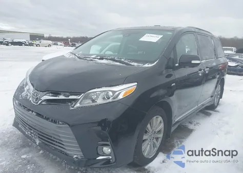 2019 Toyota Sienna Limited Premium 7 Passenger z USA, uszkodzony, nr VIN 5TDDZ3DC7KS223794